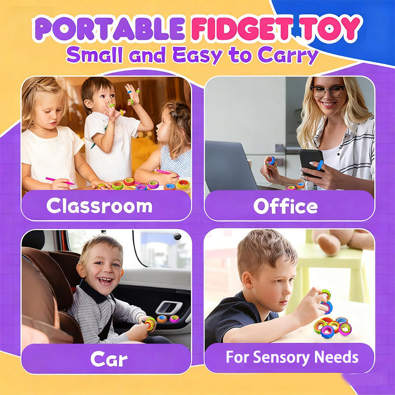 Rotating Sensory Fidget Rings
