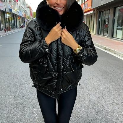 🔥 Winter Luxe Ultra-Warm Plush Collar Jacket — Limited Time Offer