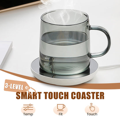 🔥 Black Friday Mega Deal | 3-Level Smart Touch Mug Warmer — Keep Every Sip Perfectly Warm All Day ☕✨