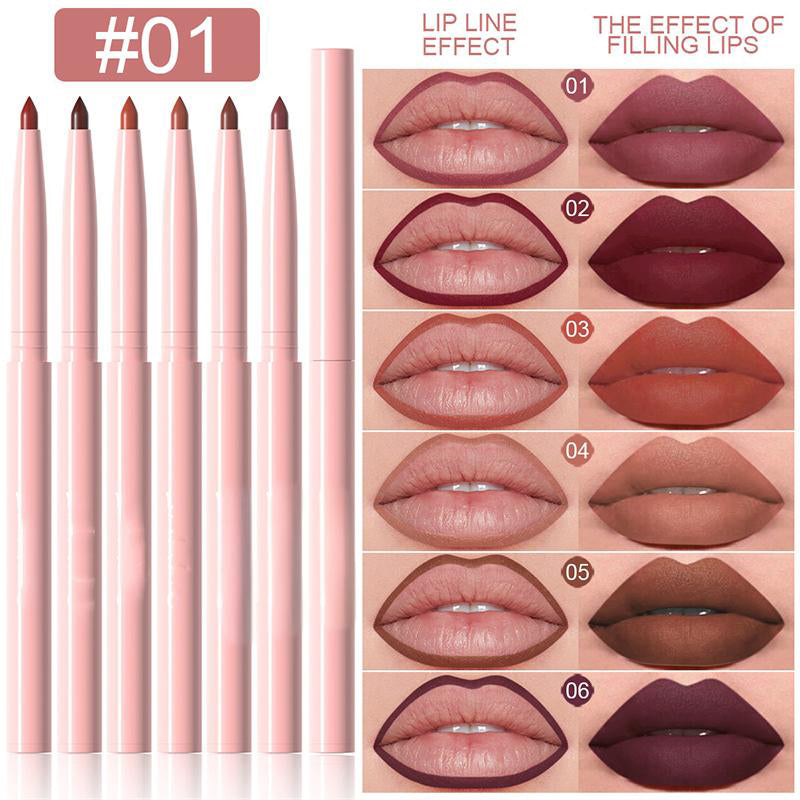 🔥Hot Sale Deals- 12-Color Matte Lipstick & Lip Liner Set (Wood-Cased)– Create Perfectly Defined Lips For Every Look ✨