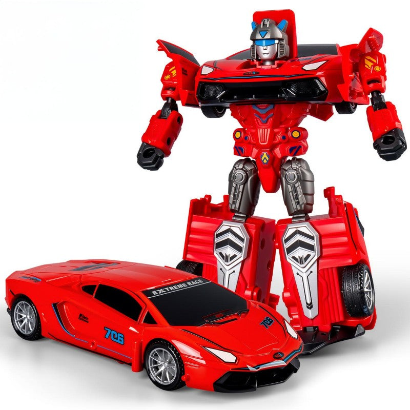 🤖Children's favourite🚗Collision Transform Toy Car for Kids