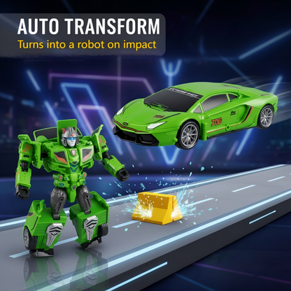 🤖Children's favourite🚗Collision Transform Toy Car for Kids
