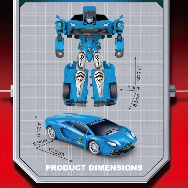 🤖Children's favourite🚗Collision Transform Toy Car for Kids
