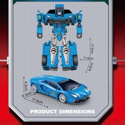 🤖Children's favourite🚗Collision Transform Toy Car for Kids