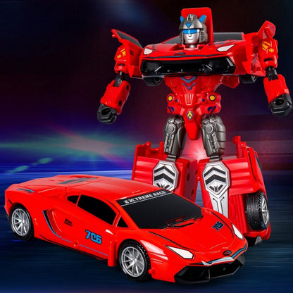 🤖Children's favourite🚗Collision Transform Toy Car for Kids