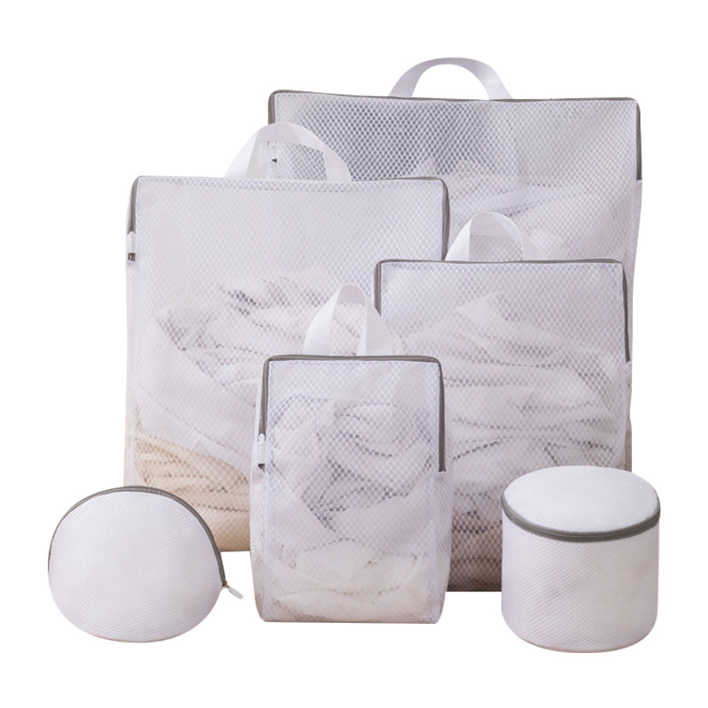 Portable Mesh Laundry Bags with Handle