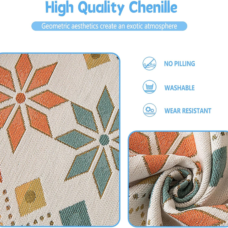 🌟 Hot Sale 50% OFF 🛋️ Bohemian-Style Sofa Cover 💝 Fringe Trim Reversible Design
