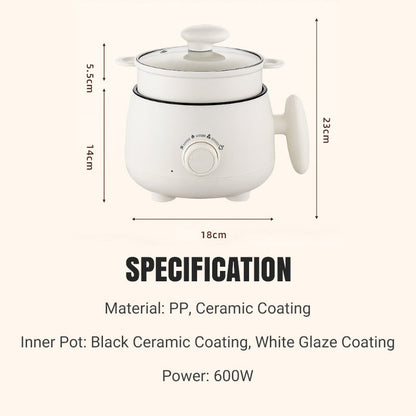 Portable Multifunctional Non-Stick Electric Pot