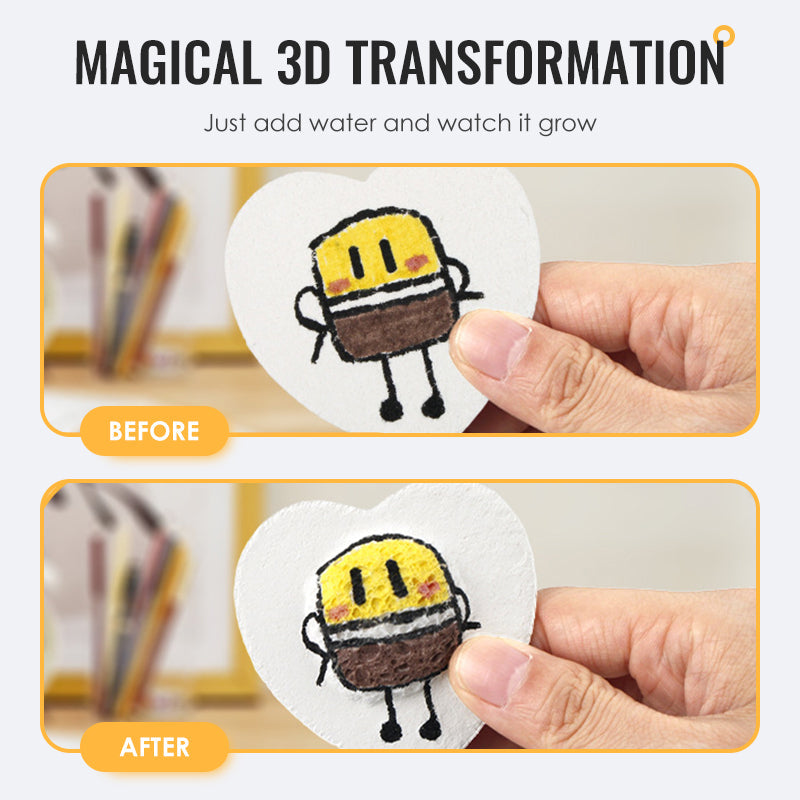 💥Limited-time 73% discount💥 Amazing 3D Foam Texture Painting Set