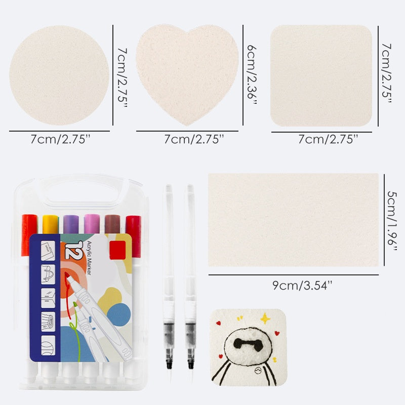 💥Limited-time 73% discount💥 Amazing 3D Foam Texture Painting Set