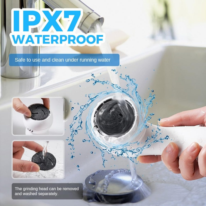 Washable Electric Foot Callus Remover with Vacuum
