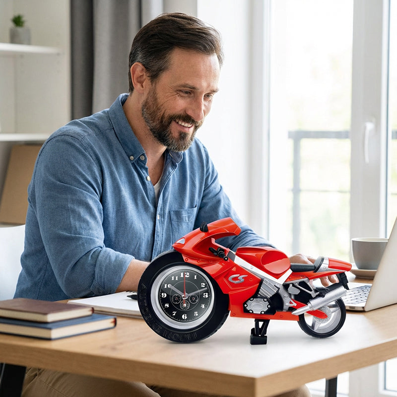 🔥Hot Sale Deals-Motorcycle Model Alarm Clock