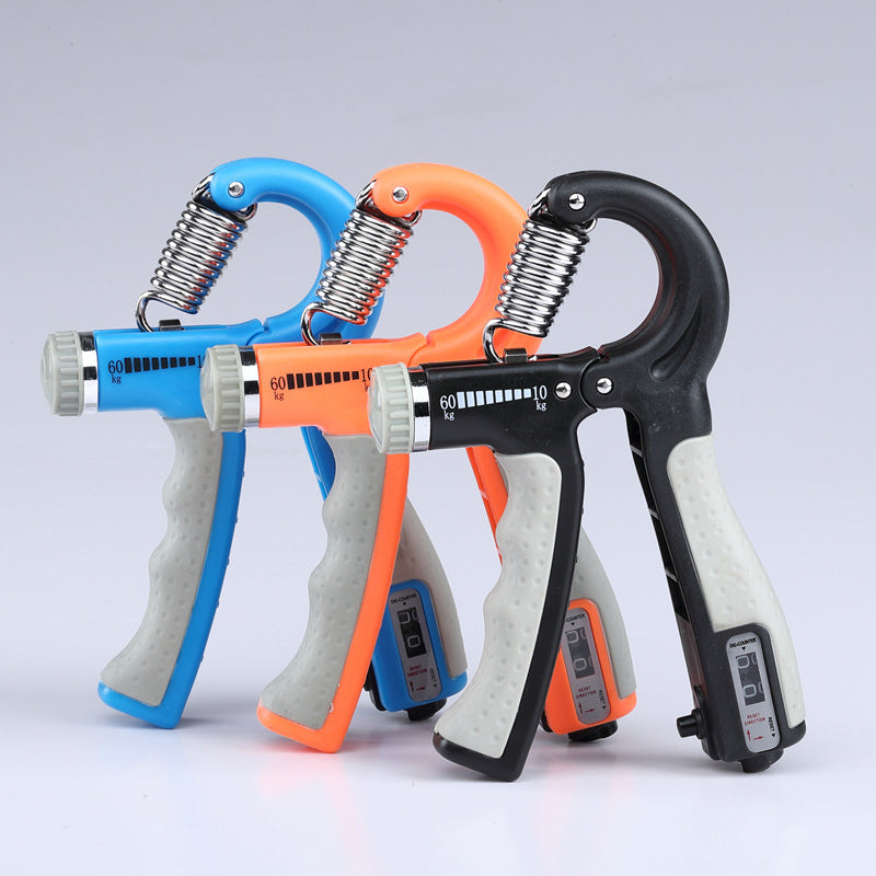 💪 Adjustable Counting Hand Grip Strength Trainer – 5 Resistance Levels, LCD Counter & Portable Design 🔋