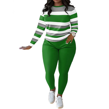 ⏳Time-Limited Special⏰Women's Casual Fashion 2-Piece Set👚👖