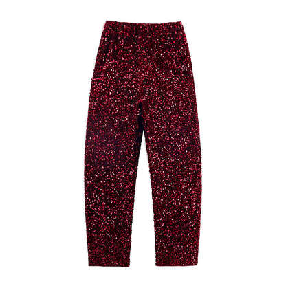 Women's Sleeveless Sequin Top & Pants Set