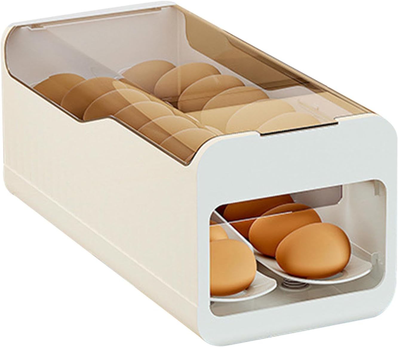 🔥✨Limited-time 50% Offer 🥚Recipiente para almacenar huevos de doble capa