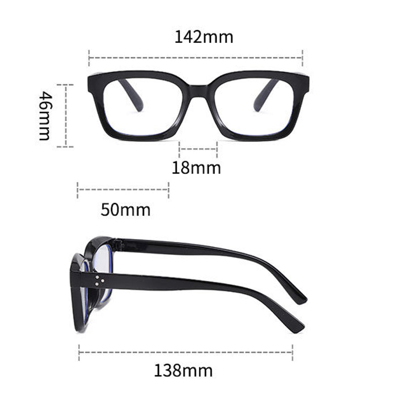 🔥Last Day 50% OFF 🎉8.8K+ SOLD💥Retro Square Anti-Blue Light Glasses