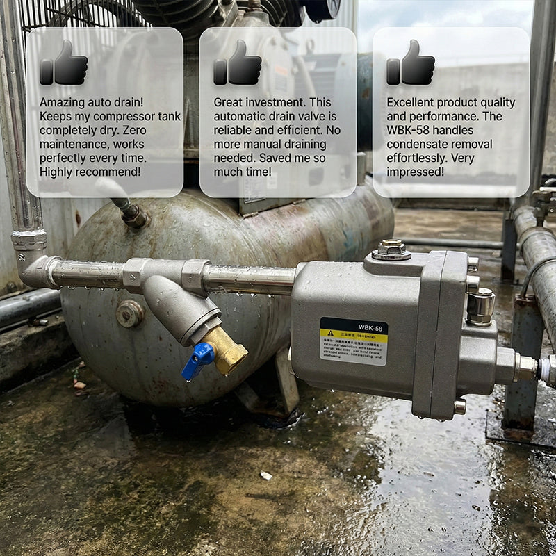 Zero Air Loss Automatic Drain Valve