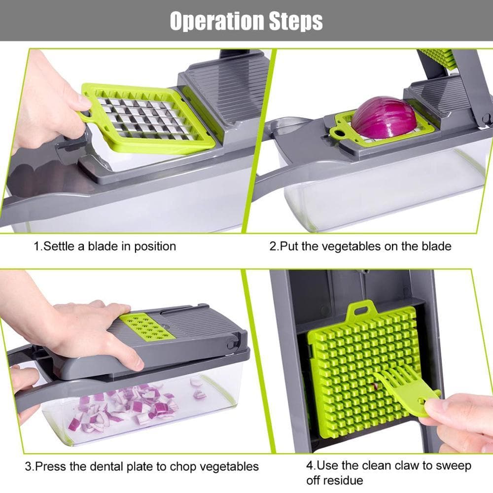 Multi-purpose Vegetable Cutter 🥔Cut Your Food Preparation Time In Half! 🍏