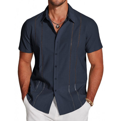 💐50% OFF ! Men's Button-Down Shirt – Breathable & Quick-Dry 🏃💨【Flash Sale】