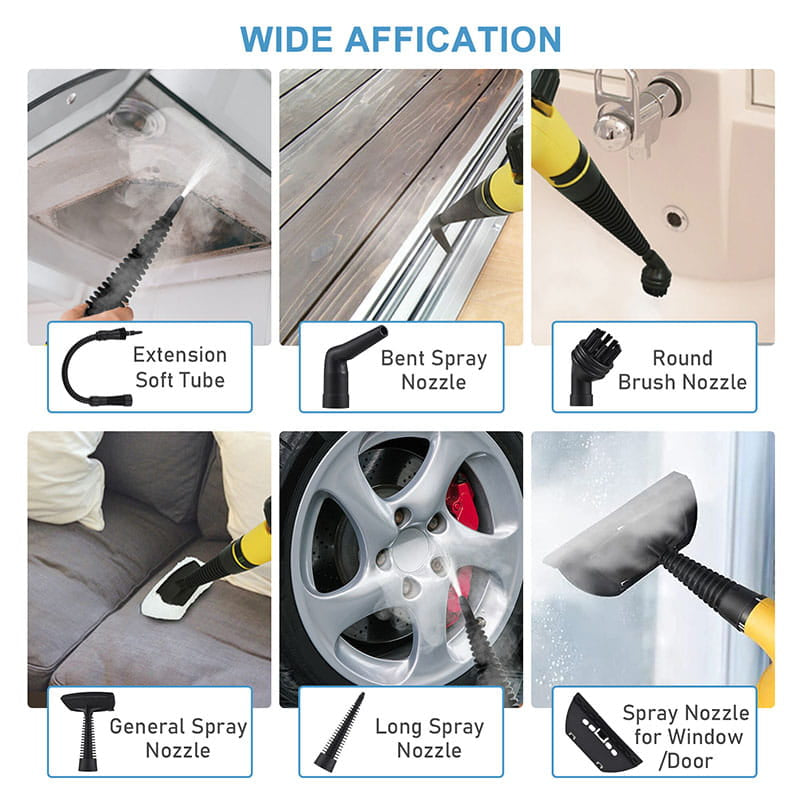 🧼 Multipurpose Handheld Steam Cleaner Set✨ Say Goodbye To Grime ✈️ Free Shipping