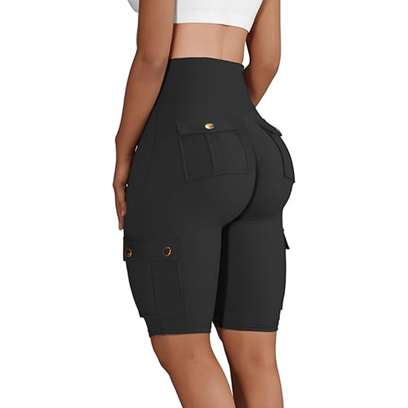 💥 Slimming & Comfortable, Stylish & Chic: Women's Stretchy High-Waisted Biker Shorts—Perfect For Any Activity 💪