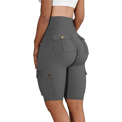 💥 Slimming & Comfortable, Stylish & Chic: Women's Stretchy High-Waisted Biker Shorts—Perfect For Any Activity 💪