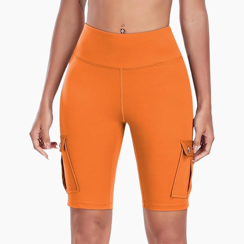 💥 Slimming & Comfortable, Stylish & Chic: Women's Stretchy High-Waisted Biker Shorts—Perfect For Any Activity 💪