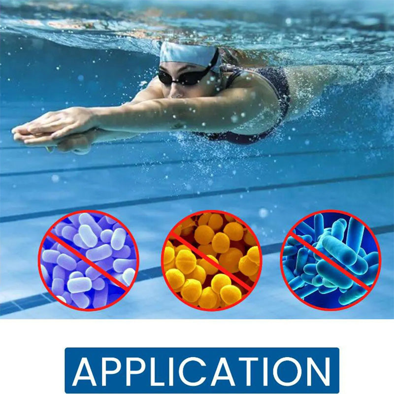 🏊‍♂️ Crystal Clear Pool All Year – Pool Cleaning Chlorine Tablets - Algae Control & Water Clarify💧