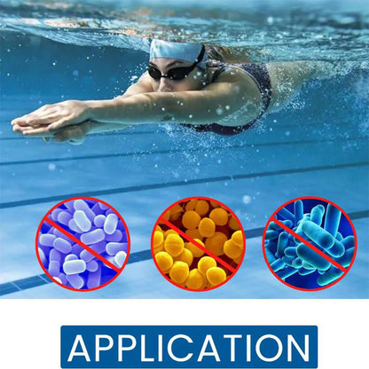 🏊‍♂️ Crystal Clear Pool All Year – Pool Cleaning Chlorine Tablets - Algae Control & Water Clarify💧
