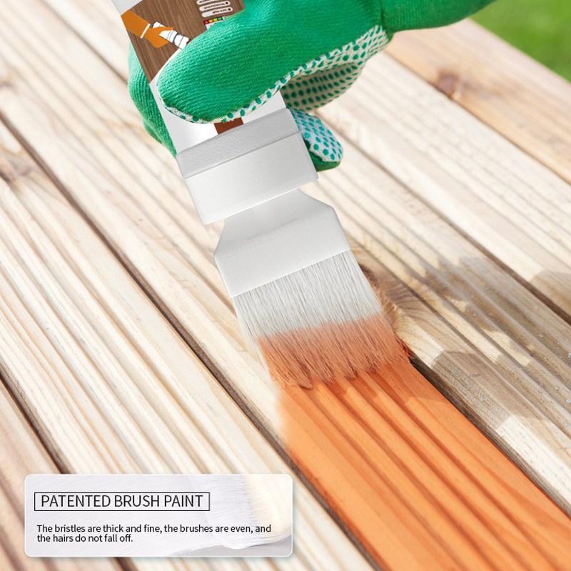 ⚡ 50% OFF FLASH SALE! 2-in-1 Wood Paint Brush – All-in-One, Water-Based, Easy Clean 🎨【Limited Time】