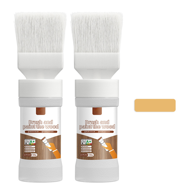 ⚡ 50% OFF FLASH SALE! 2-in-1 Wood Paint Brush – All-in-One, Water-Based, Easy Clean 🎨【Limited Time】