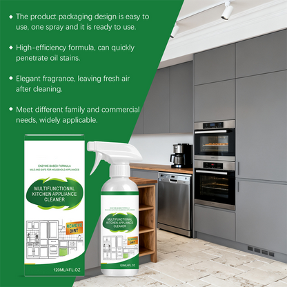 🧴✨ Multi-Purpose Kitchen Appliance Spray – Clean, Degrease, Shine – One Bottle Does It All ✅🍽️