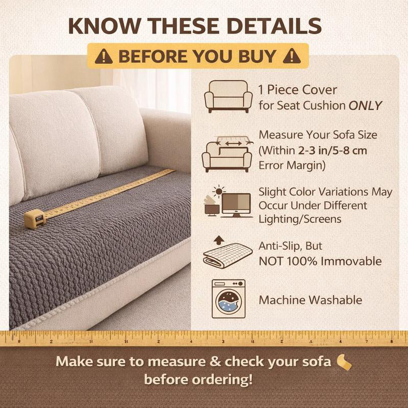 🐶Thickened Non-Slip Sofa Cover – Ultra-Soft, Washable, Scratch-Resistant & Pet-Friendly, 3 Colours 🛋️✨