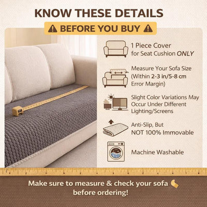 🐶Thickened Non-Slip Sofa Cover – Ultra-Soft, Washable, Scratch-Resistant & Pet-Friendly, 3 Colours 🛋️✨