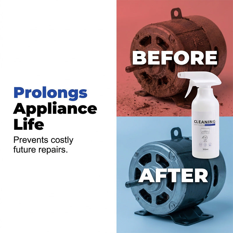 ❄️ Fresh, Cool Air In Seconds – No-Rinse Air Conditioner Cleaning Foam Spray🌬️