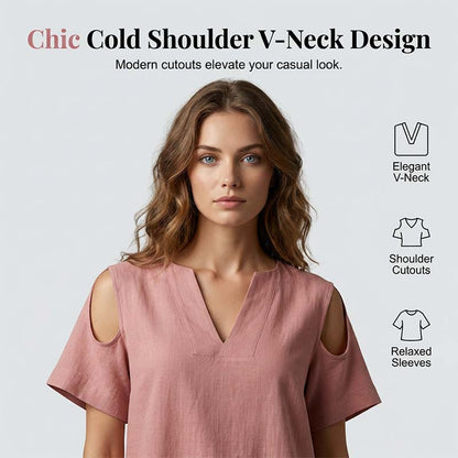🔥 Limited-Time Sale – Up to 57% OFF✨Solid Color Relaxed Fit Tunic and Trousers Outfit