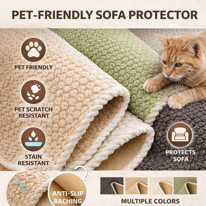 🐶Thickened Non-Slip Sofa Cover – Ultra-Soft, Washable, Scratch-Resistant & Pet-Friendly, 4 Colours 🛋️✨