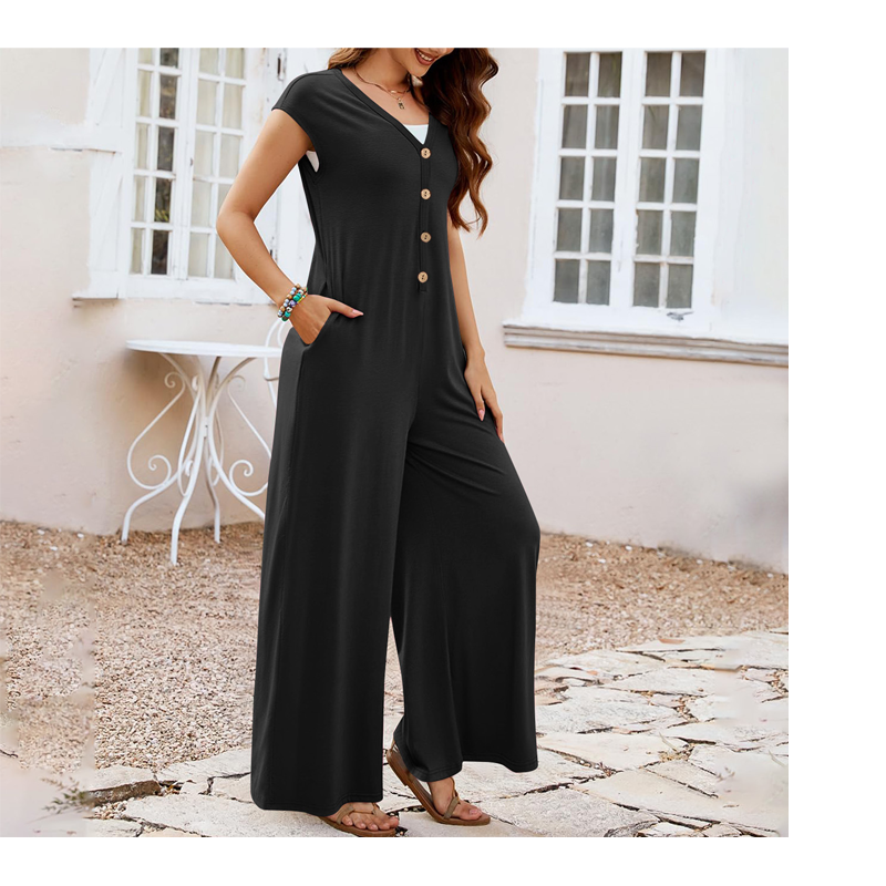 👗✨Women’s Loose Fit Wide Leg Jumpsuit - Effortless Style You’ll Live In 💙