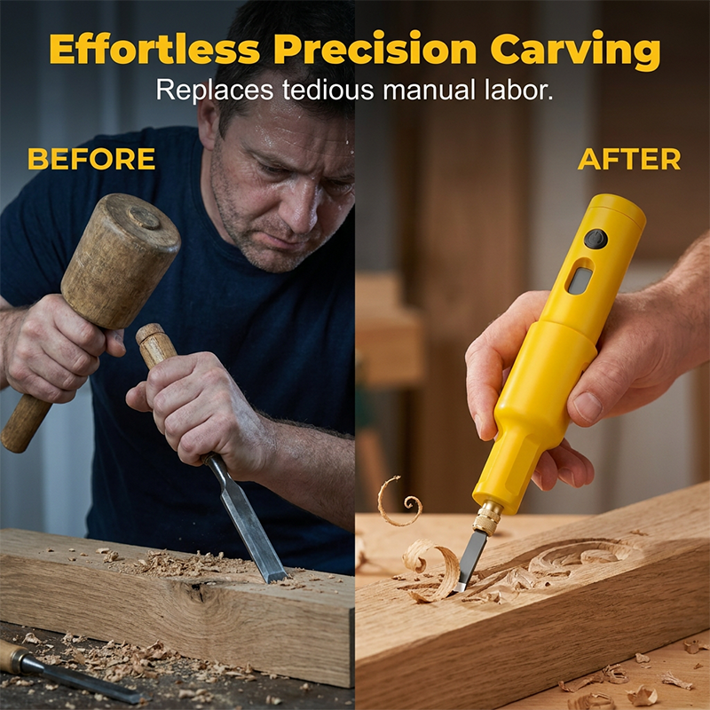 🔧50% OFF !!!✨ All-in-One Electric Carving Tool Set 50% OFF! Precise, powerful, versatile – perfect for wood, linoleum & DIY projects. 🔥🎨