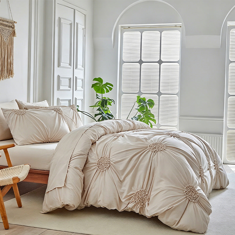 🎉 2026 Sale — Over 35,000 Sold! 💞 Elegant Pinch Pleat Duvet Cover Set– Soft, Stylish & Designed For A Cosy Bedroom Retreat 🛏️