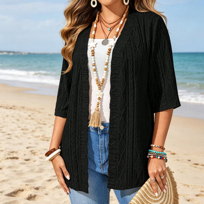 ☀️Women's Casual Open-Front Knit Cardigan  – Lightweight, Flattering & Perfect For Any Outfit ✨