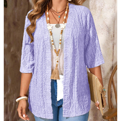 ☀️Women's Casual Open-Front Knit Cardigan  – Lightweight, Flattering & Perfect For Any Outfit ✨