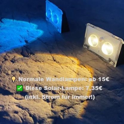 🏡☀️ No Electricity Bills, Just Beautiful Outdoor Light –Solar Outdoor Wall Light – 3 Color & Rainbow✨