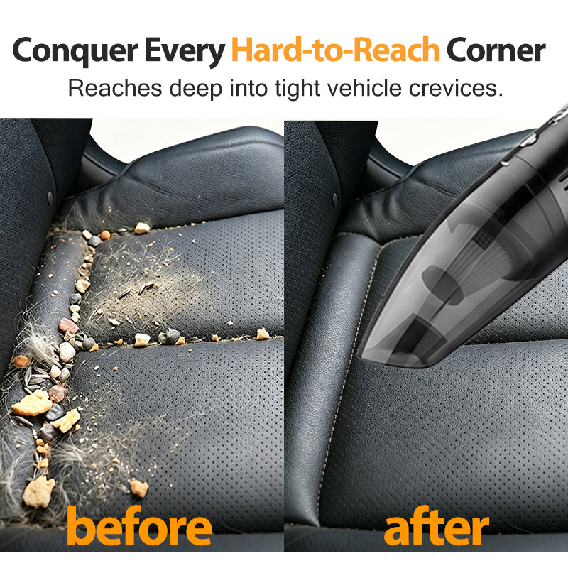 🚘🔥120W Handheld Car Vacuum Cleaner Cordless Wet Dry Dual Use for Home and Vehicle – Keep Your Car Fresh Anytime, Anywhere✨