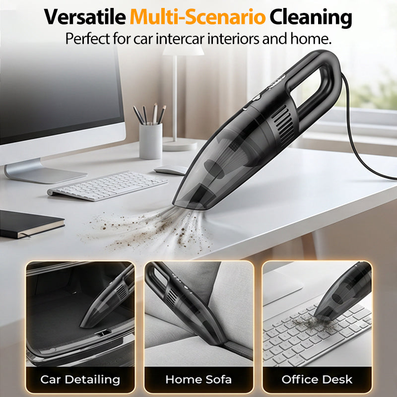 🚘🔥120W Handheld Car Vacuum Cleaner Cordless Wet Dry Dual Use for Home and Vehicle – Keep Your Car Fresh Anytime, Anywhere✨
