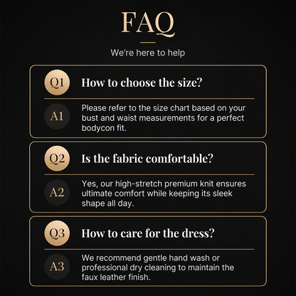 ✨ Women’s Faux Leather Patchwork Dress – Elegant Edge Meets Women’s Faux Leather Patchwork Dress – Elegant Edge Meets Women's Elegant Faux Leather Patchwork Dress– Elegant Edge Meets Effortless Style 🖤